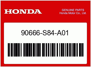 Honda KLAMMER, SCHNAPPHALTER, Honda-Teilenummer 90666S84A01