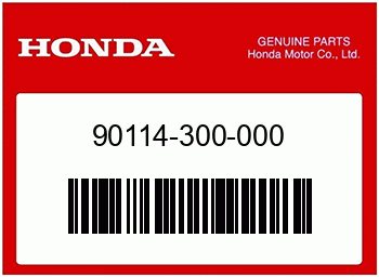 Honda HALTEBOLZEN, Honda-Teilenummer 90114300000