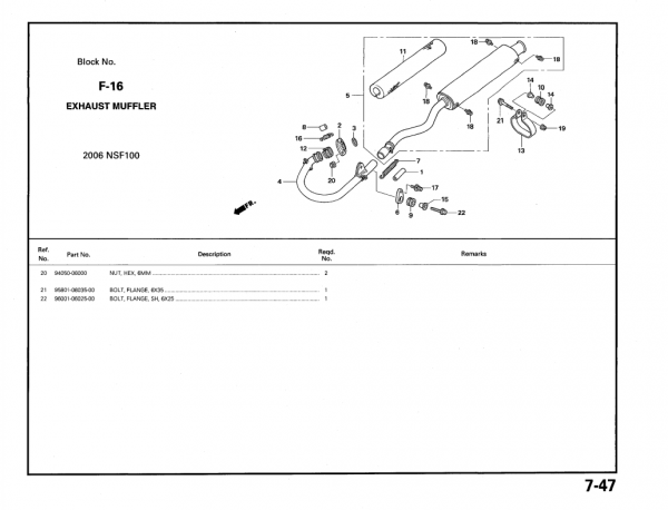 Honda FLANSCHENSCHRAUBE, 6X25, 960010602500