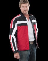 HJC HONDA Jacke Delta rot/sw/w Gr.L