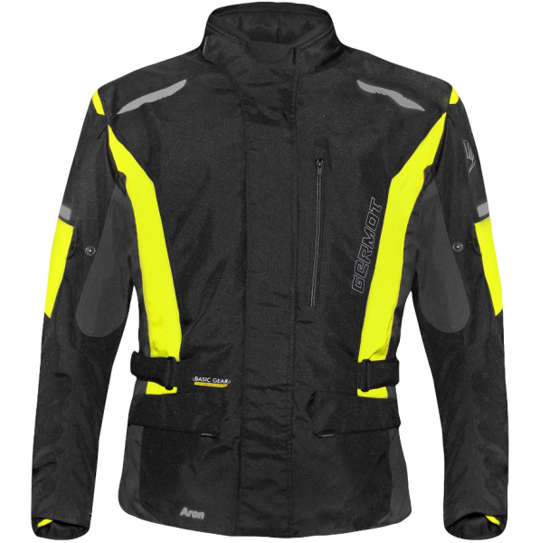 Germot Motorrad TEXTILJACKE ARON SCHWARZ/GELB