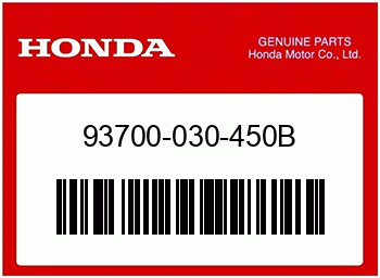 Honda TEIL WIRD AUSVERK., Honda-Teilenummer 93700030450B