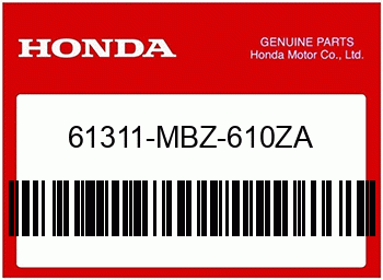 Honda STREBE SCHEINW.-GEHAEUSE, Honda-Teilenummer 61311MBZ610ZA