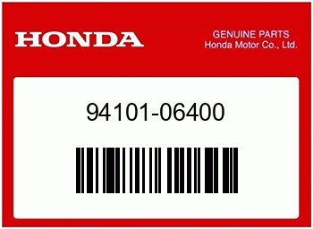 Honda GLATTE SCHEIBE, 6MM, Honda-Teilenummer 9410106400