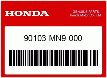 Honda SCHRAUBE, V. BREMSSC, Honda-Teilenummer 90103MN9000
