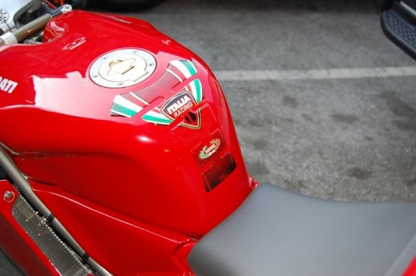 iXS Tankpad Ducati Factory Racing rot