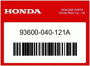 Honda SCHRAUBE, Honda-Teilenummer 93600040121A