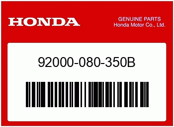 Honda SCHRAUBE HEX 8X35, Honda-Teilenummer 92000080350B