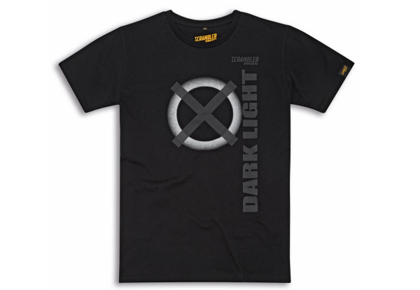 Ducati DARK LIGHT SCRAMBLER T-SHIRT schwarz