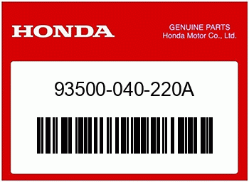 Honda KREUZSCHLITZSCHRAUBE, Honda-Teilenummer 93500040220A