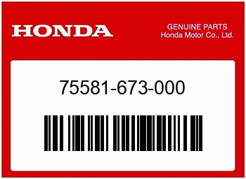Honda FESTSTELLFEDER, SCHLOSS-, Honda-Teilenummer 75581673000