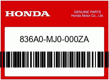 Honda SEITLICHE ABDECKUNG, Honda-Teilenummer 836A0MJ0000ZA