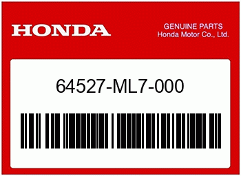 Honda CLIPMUTTER 4MM, Honda-Teilenummer 64527ML7000