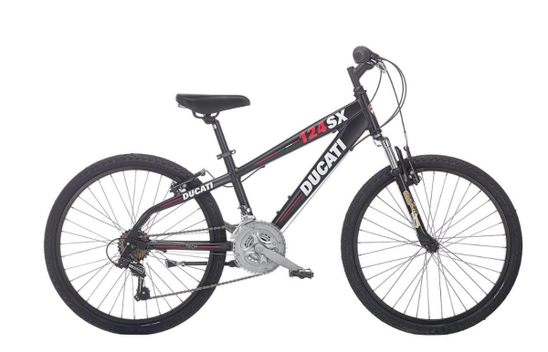 Ducati Original 24 Zoll MTB KIDS 124 SX Matt Black Shimano