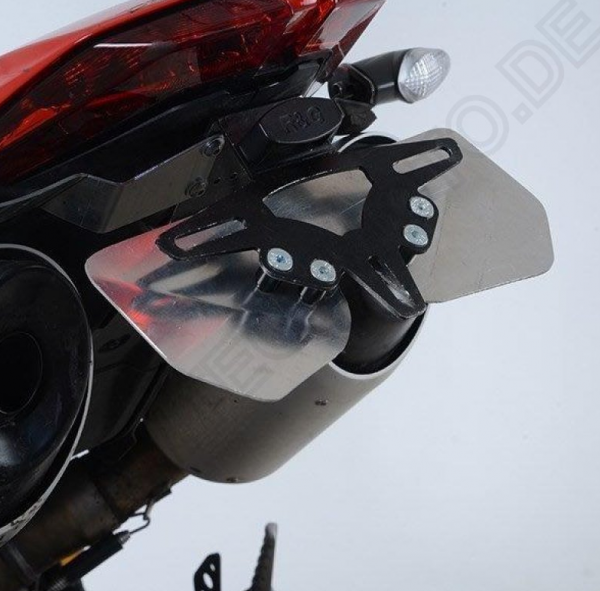 R&G kurzer Kennzeichenhalter mit Hitzeschutz Ducati Hypermotard 950