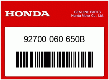 Honda STEHBOLZEN 6X65, Honda-Teilenummer 92700060650B