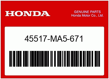 Honda HALTER, HAUPTZYLINDER, 45517MA5671