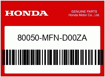 Honda KOTFUEGEL HINTEN*TYPE1*, Honda-Teilenummer 80050MFND00ZA