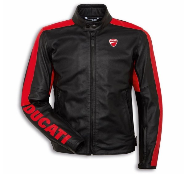 DUCATI LEDERJACKE CORSE COMPANY C4 HERREN