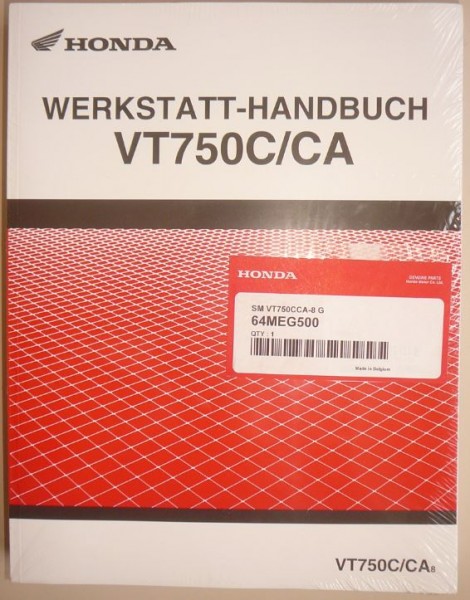 Honda Original Werkstatt-Handbuch SM VT750C-CA 2008 (G)