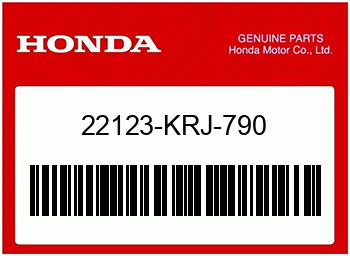Honda ROLLE SATZ, GEWICHT, Honda-Teilenummer 22123KRJ790