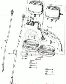 Honda WELLE, DREHZAHLMESSER CB125B6-