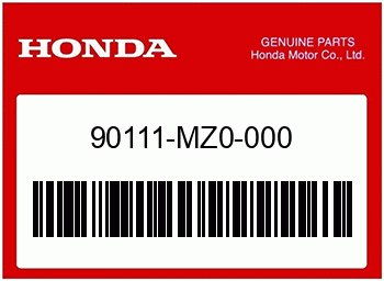 Honda SPEZIALSCHRAUBE, 5X10, Honda-Teilenummer 90111MZ0000