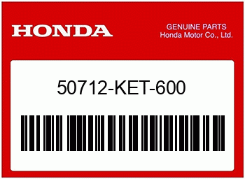 Honda STANGE, Links SOZIUSFUSSRASTE, Teilenummer 50712KET600