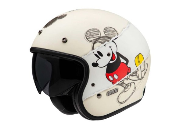 HJC V31 DISNEY MICKEY SKETCH JETHELM