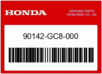 Honda FESTSTELLSCHRAUBE DE, Honda-Teilenummer 90142GC8000