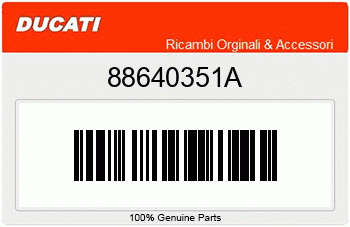 Ducati O-RING, Ducati-Teilenummer 88640351A