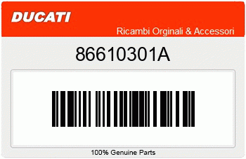 Ducati STOPFEN, Ducati-Teilenummer 86610301A