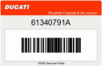 Ducati VORDESBREMSBELAEGESATZ, Ducati-Teilenummer 61340791A