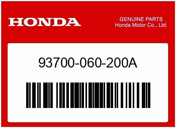 Honda OVALSCHRAUBE, 6X20, Honda-Teilenummer 93700060200A