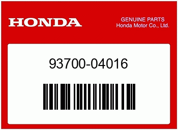 Honda TEIL WIRD AUSVERK., Honda-Teilenummer 9370004016