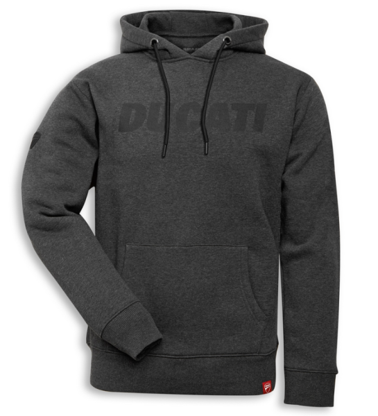 Ducati Original Sweatshirt mit Kapuze Hoodie LOGO Grau