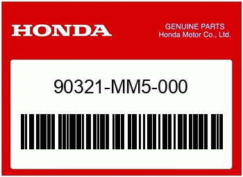 Honda CLIPMUTTER, 6MM, Honda-Teilenummer 90321MM5000