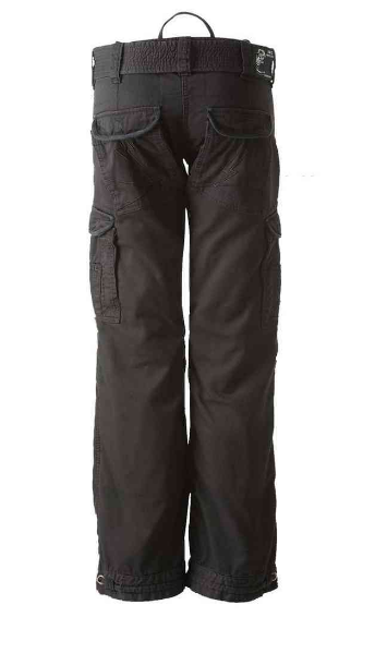 JOHN DOE Slimcut Cargo Motorradhose schwarz