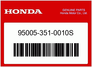 Honda TEIL WIRD AUSVERK., Honda-Teilenummer 950053510010S