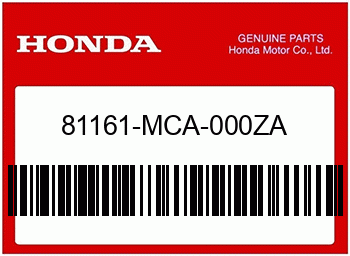 Honda ZIERLEISTE, R. KOFFERRAUM, Honda-Teilenummer 81161MCA000ZA