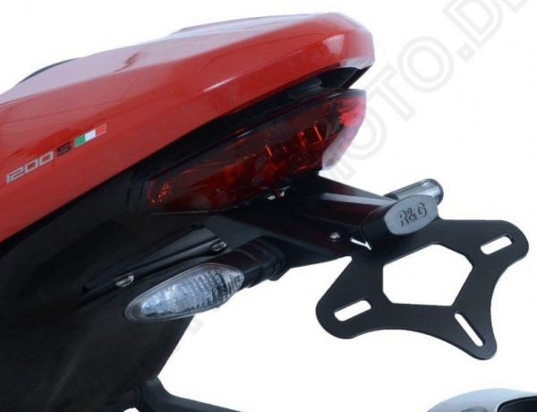 R&G kurzer Kennzeichenhalter Ducati Monster
