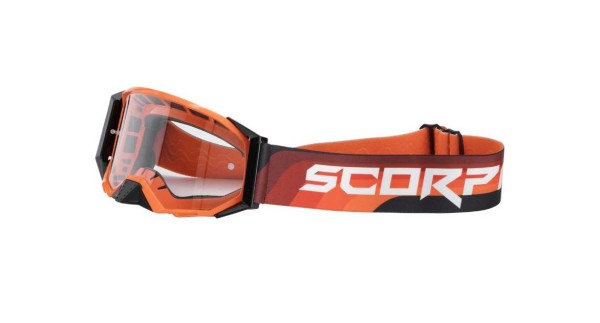 SCORPION Motocross Brille orange