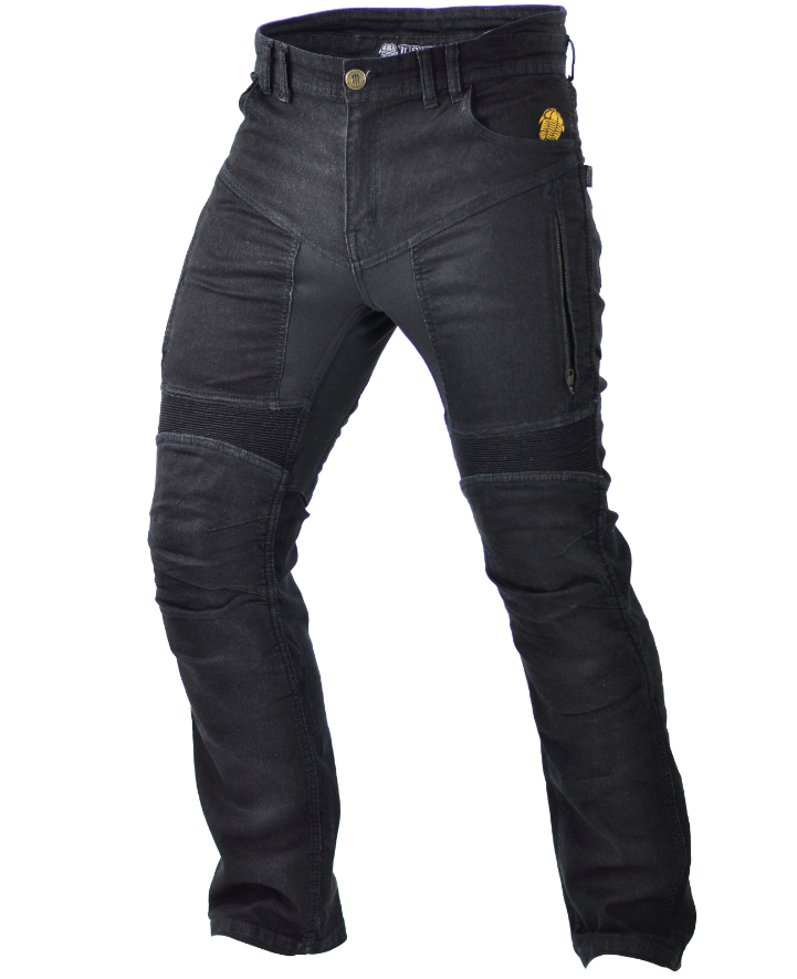 TRILOBITE MOTORRAD JEANS PARADO HERREN SCHWARZ L30