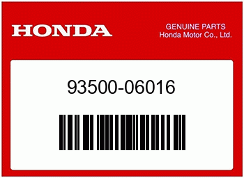 Honda KREUZSCHLITZSCHRAUBE 6x16, Honda-Teilenummer 9350006016