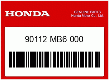 Honda SCHRAUBE 4X11, Honda-Teilenummer 90112MB6000