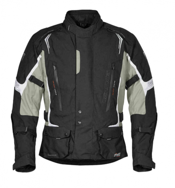 Germot TEXTILJACKE RAVENNA II Schwarz/Grau