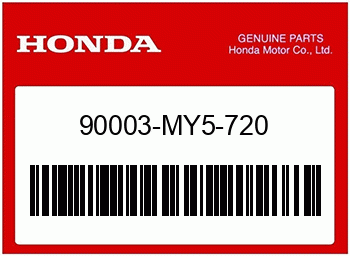 Honda SCHRAUBE, ADAPTER 10MM, Honda-Teilenummer 90003MY5720