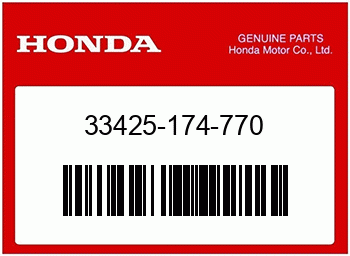 Honda DECKEL, BLINKERSTUETZE, Teilenummer 33425174770