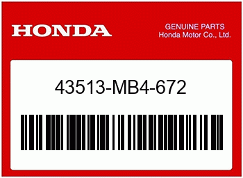 Honda KAPPE KOMPL., OELBECHER, Honda-Teilenummer 43513MB4672