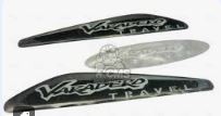 Honda STICKER SET TRAVEL BLACK, 08F30MBT840Z